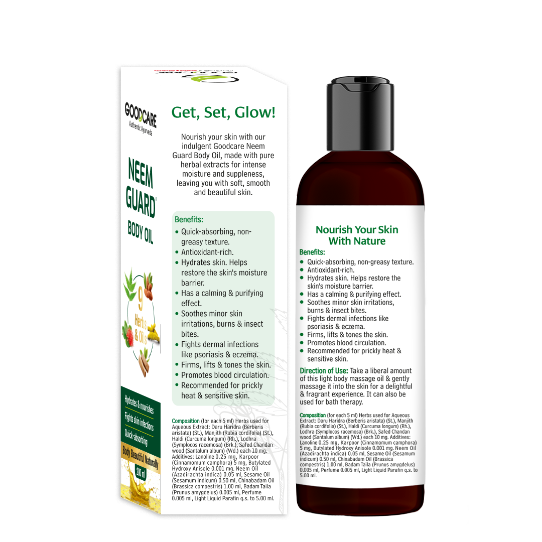 Goodcare Neem Guard Body Oil - 200ml