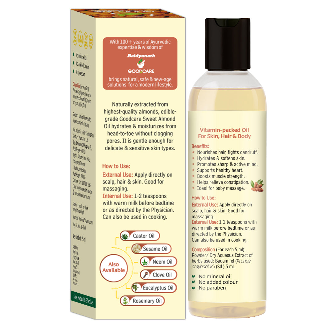 Goodcare Rogan Badam-Natural Sweet Almond Oil
