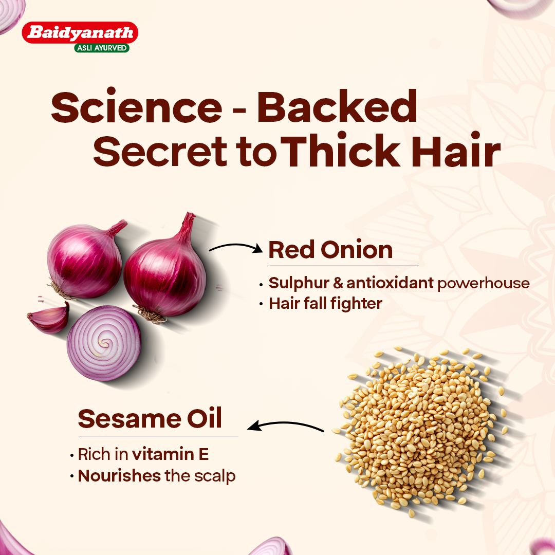 Baidyanath Red Onion Hair Oil - 200ml