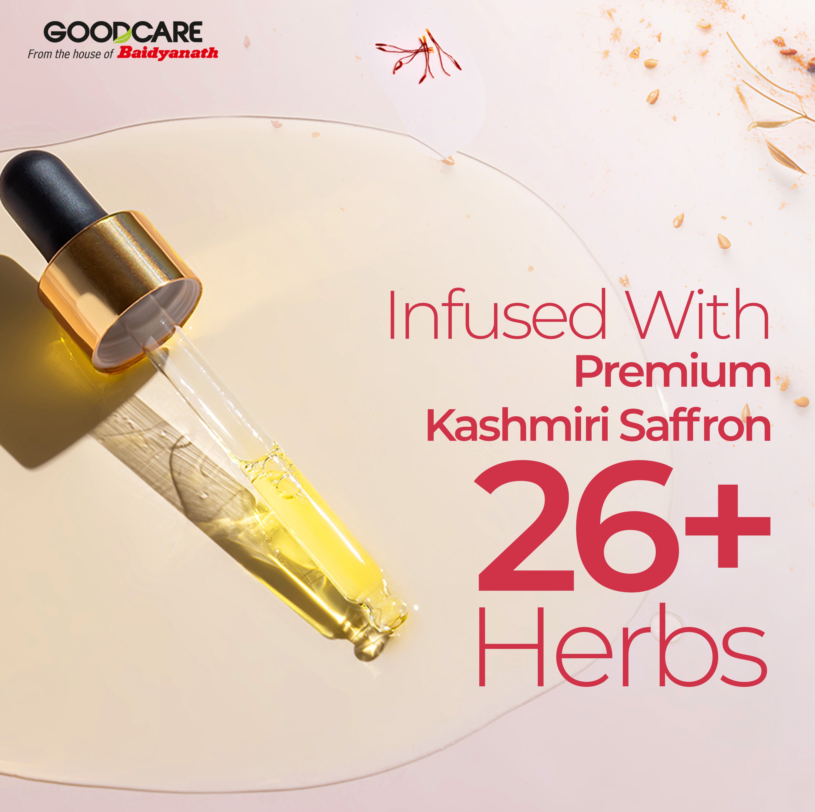 Goodcare Kumkumadi Oil – Ayurvedic Night Serum with Kashmiri Saffron - 30ml