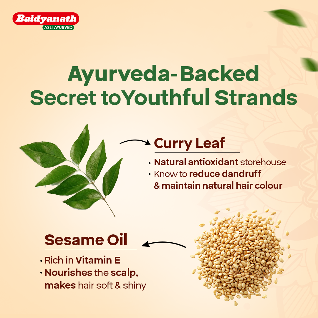 Baidyanath Curry Leaves Hair Oil - 200ml