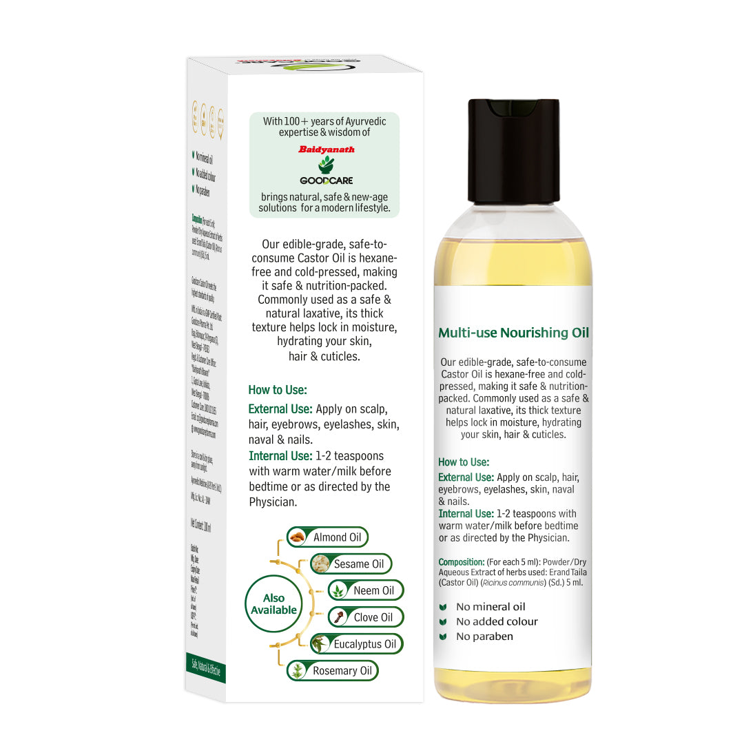 Goodcare Natural Premium Cold Pressed Castor Oil