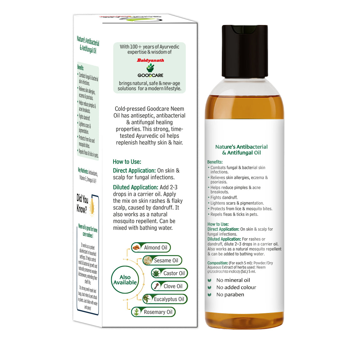 Goodcare Pure Natural Cold Pressed Neem Oil