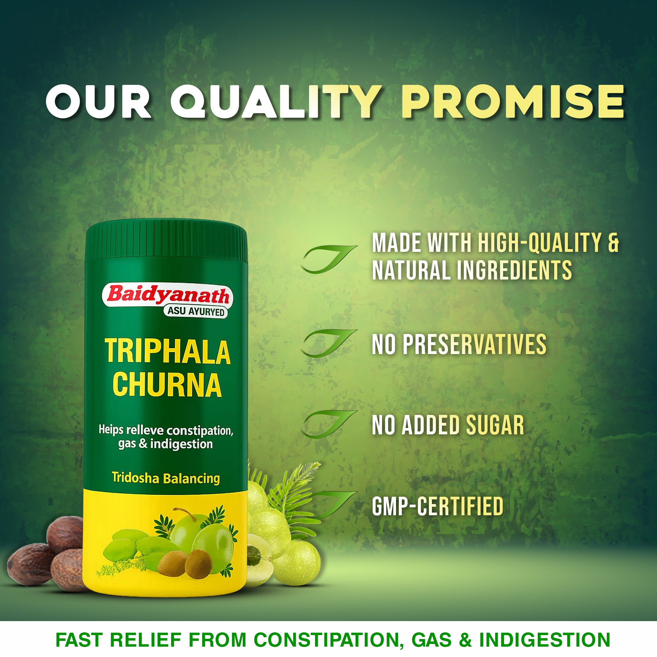 Baidyanath Pirrhoids & Triphala Churna