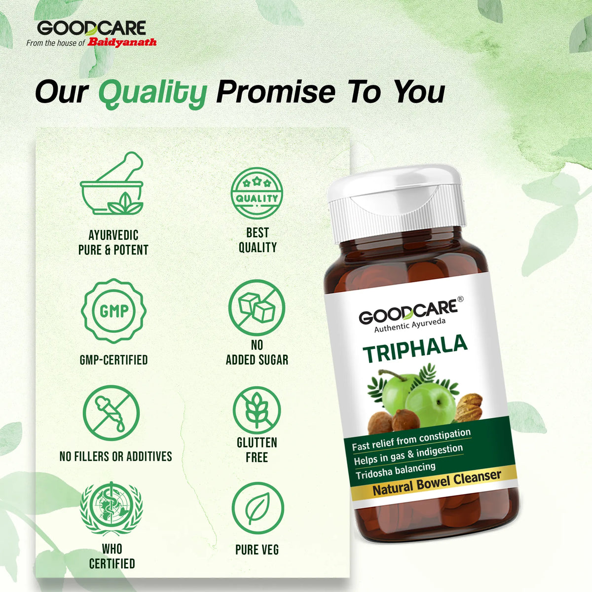 Goodcare Triphala Tablets | 60 Tab