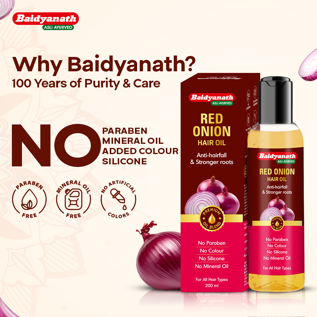 Baidyanath Red Onion Hair Oil - 200ml