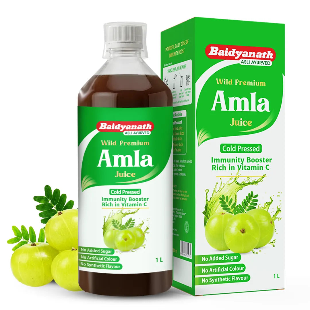 Amla Juice with Vitamin-C and Antioxidants