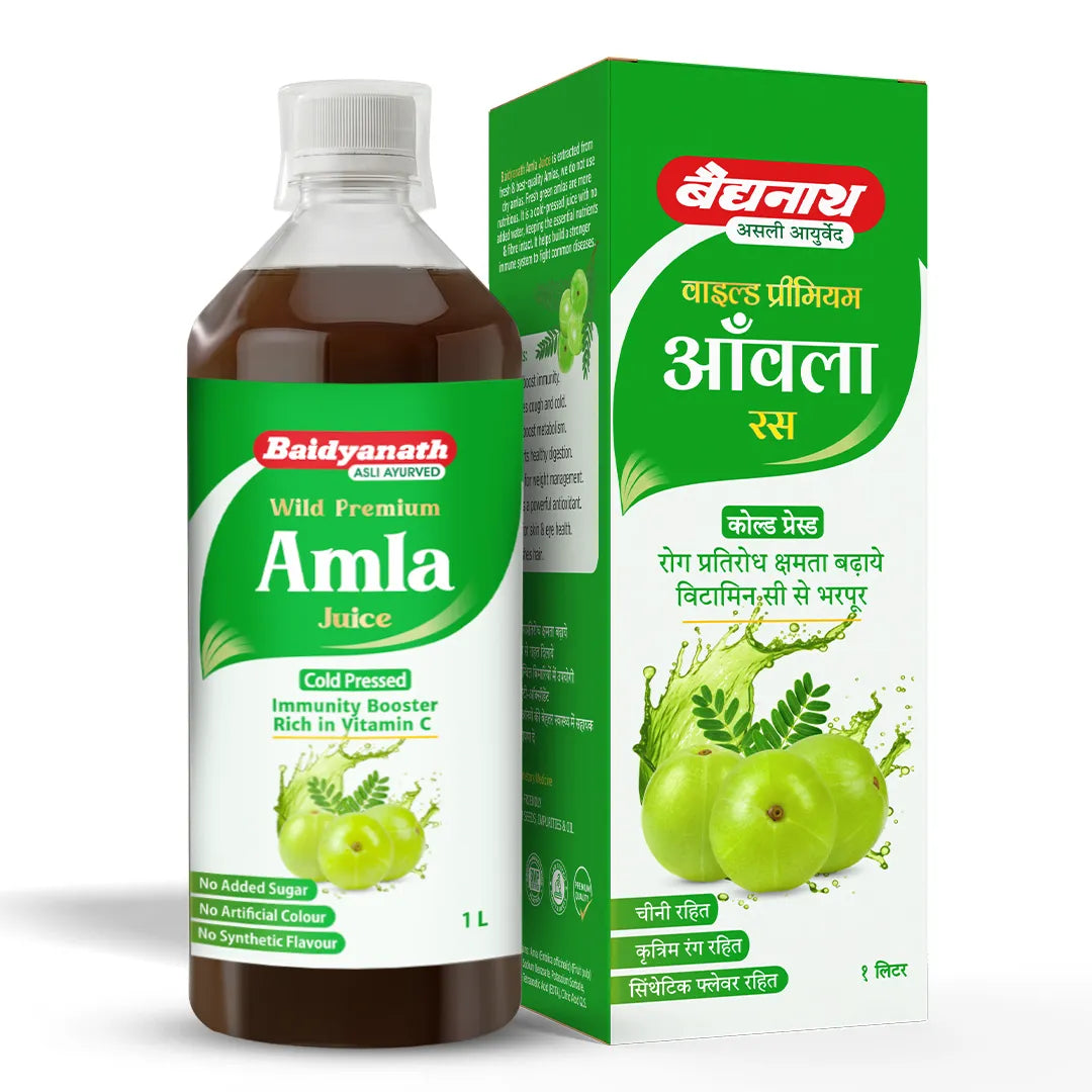 Amla Juice with Vitamin-C and Antioxidants