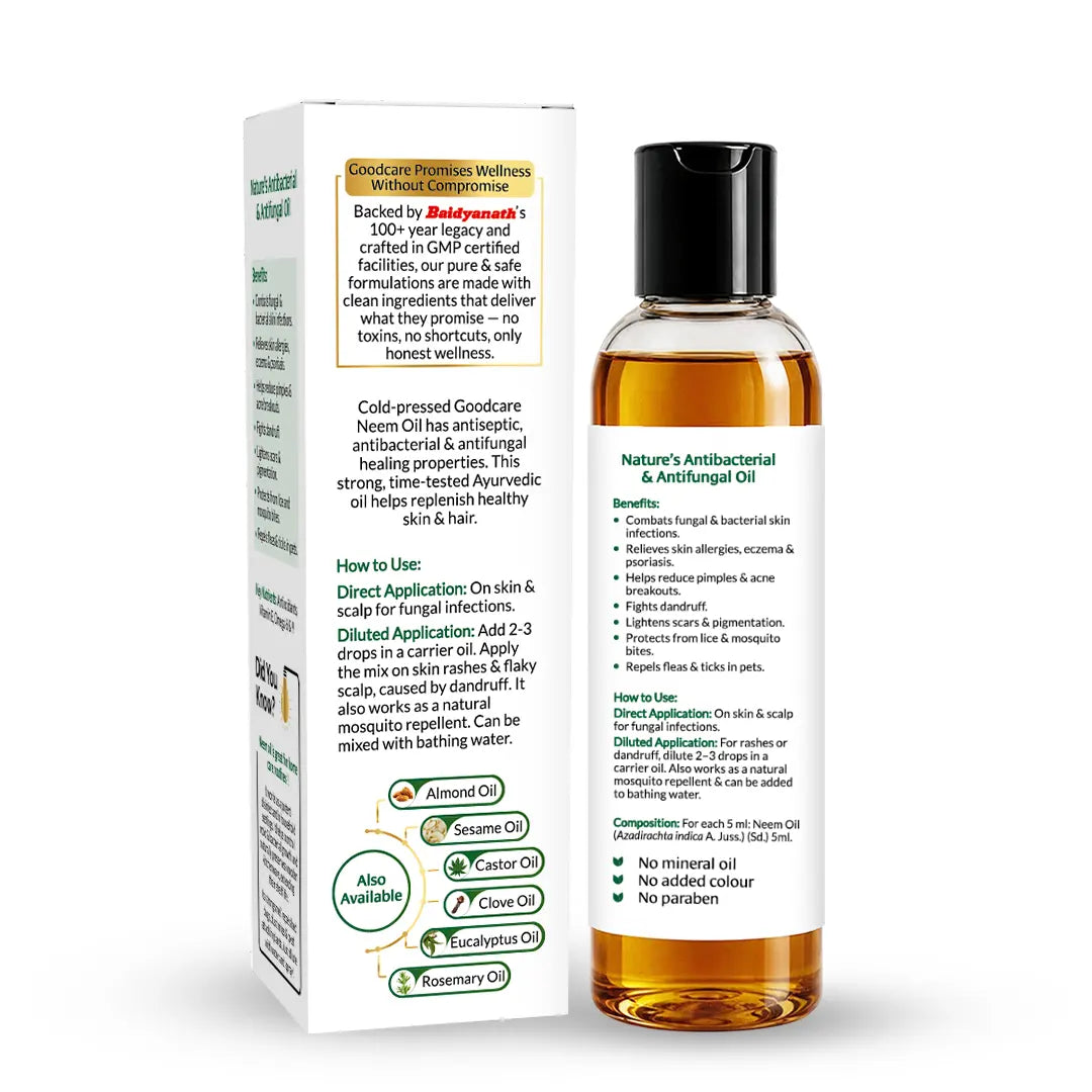 Goodcare Pure Natural Cold Pressed Neem Oil