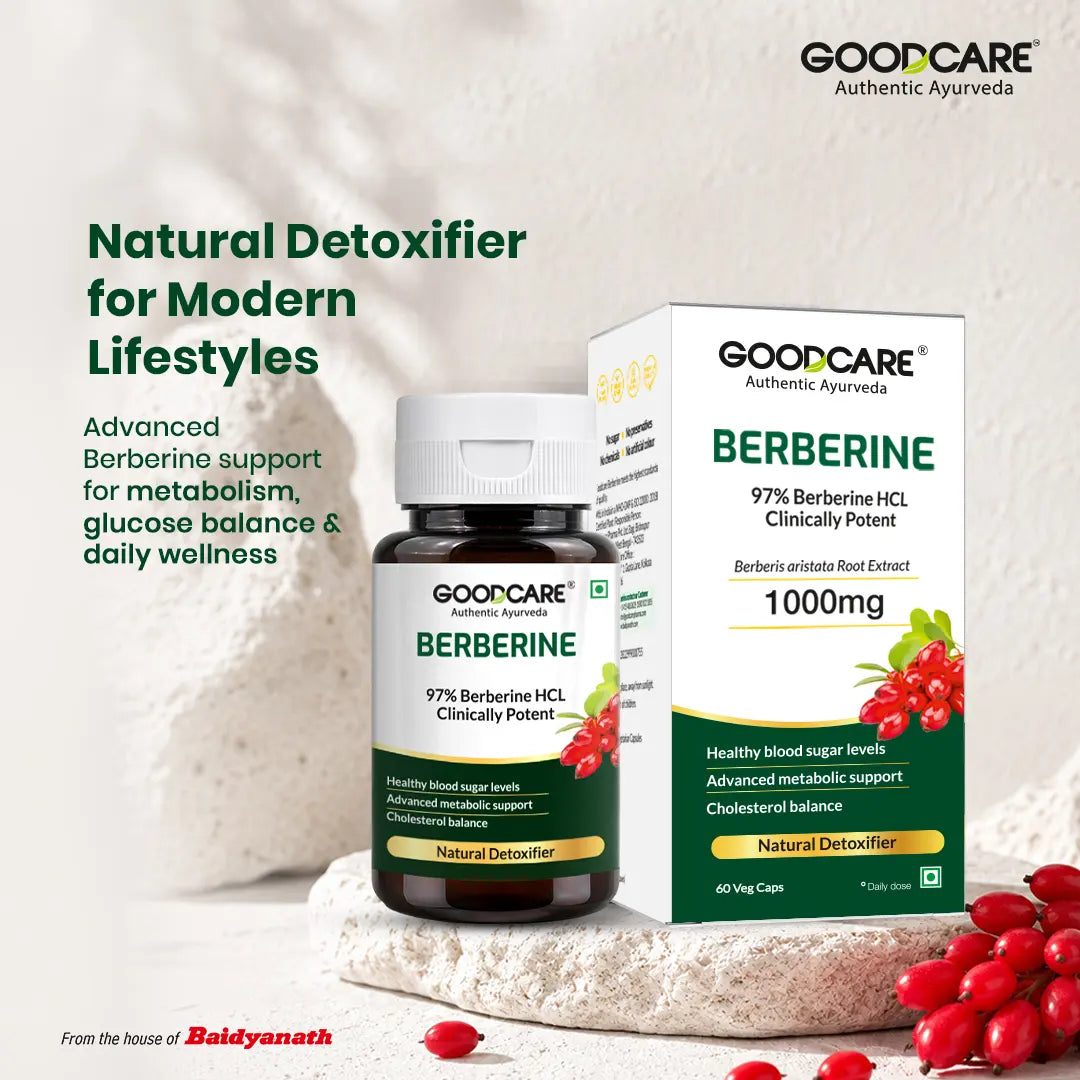Goodcare Berberine 60 Capsules – Natural Support for Blood Sugar, Cholesterol & Metabolic Health