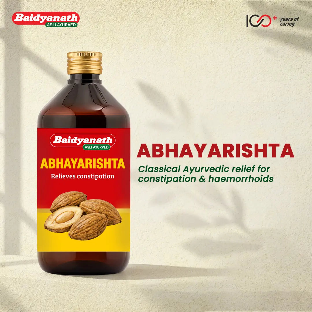 Baidyanath Abhayarishta - Digestive Health Supplement - 450 ml