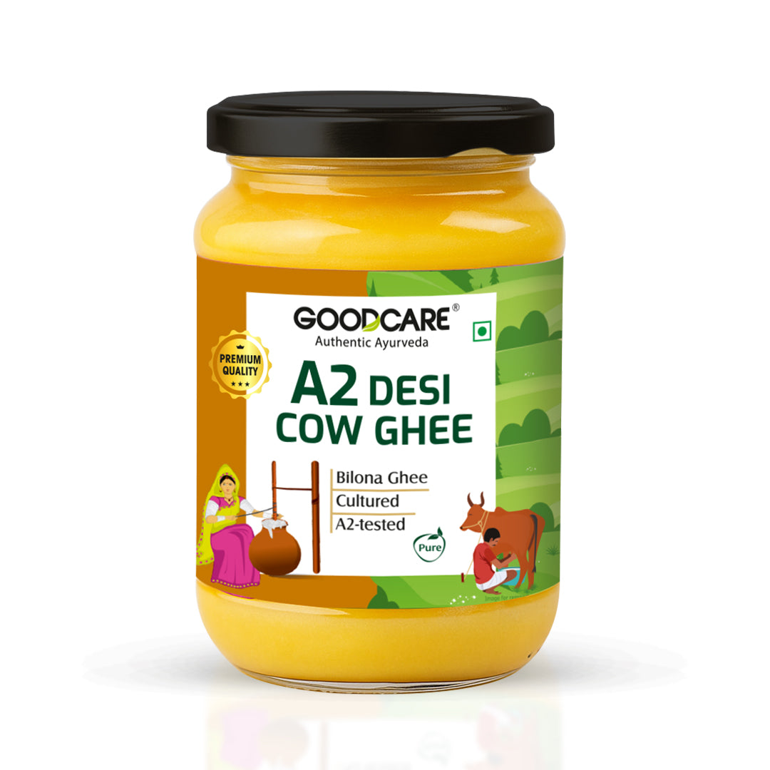 Goodcare A2 Desi Cow Ghee – 500gm Pure Bilona Ghee from Gir Cows