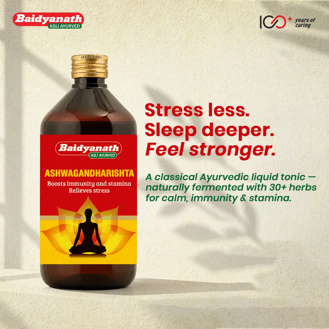 Baidyanath Ashwagandharishta Tonic - 450ml