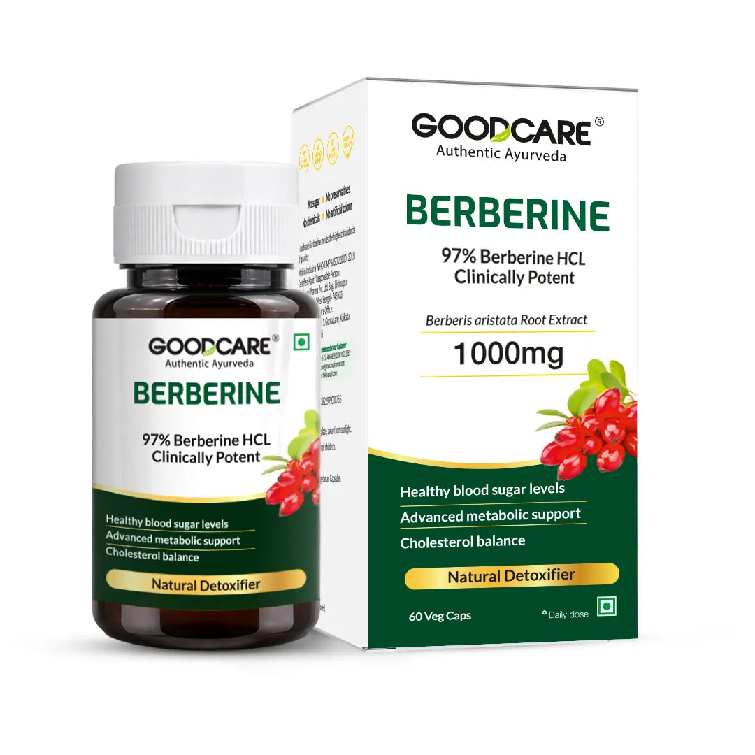 Goodcare Berberine 60 Capsules – Natural Support for Blood Sugar, Cholesterol & Metabolic Health