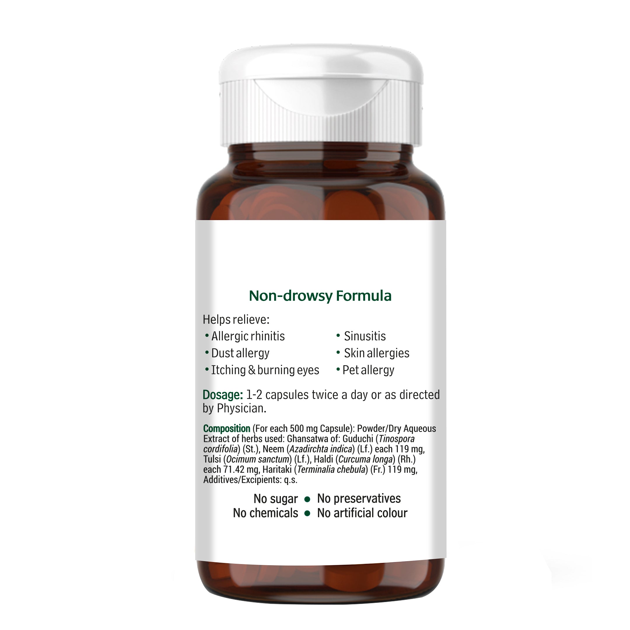 Goodcare Allergy Guard – Herbal Allergy Care - 60 Capsules