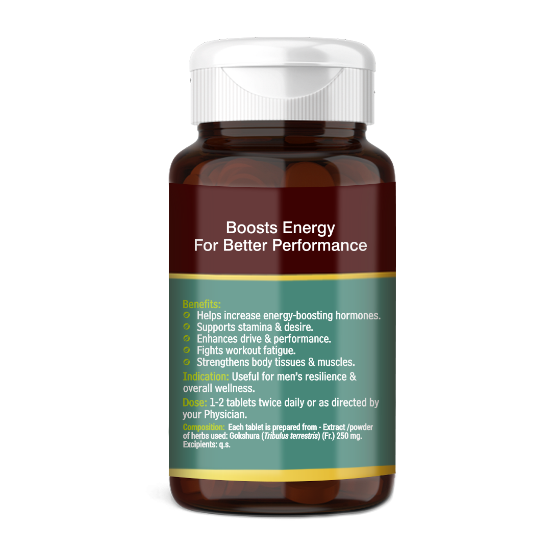 Baidyanath Gokshura 60 Tablets – Ayurvedic Men’s Wellness Support for Strength & Stamina - Baidyanath