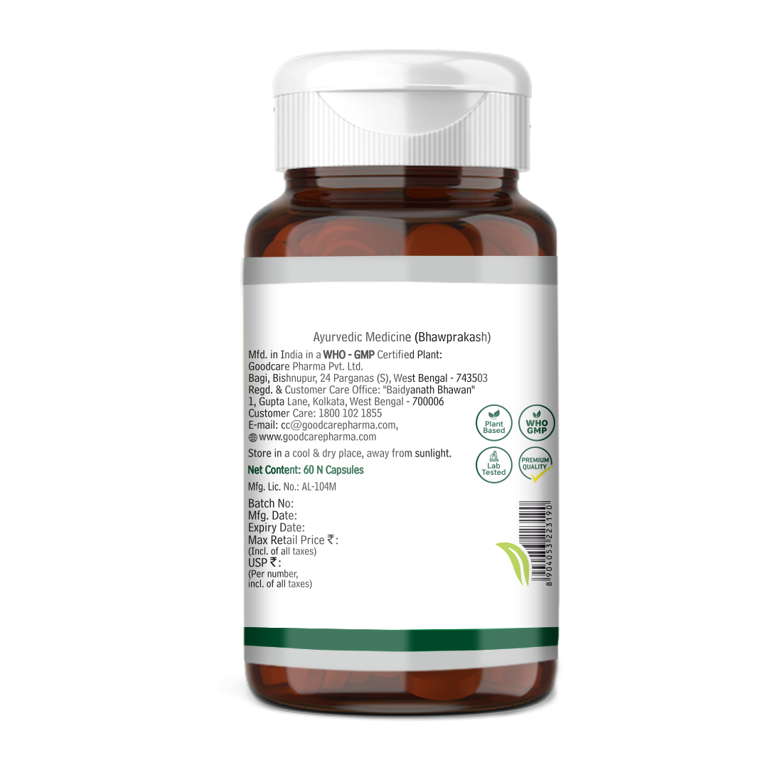 Goodcare Safed Musli 60 Capsules
