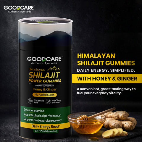 Goodcare Shilajit Power Gummies 60 – Energy, Stamina & Daily Wellness