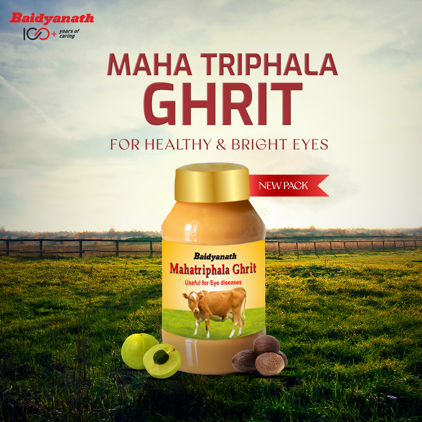 Baidyanath Mahatriphala Ghrita | Helps Get Relief From Eye Related Issues
