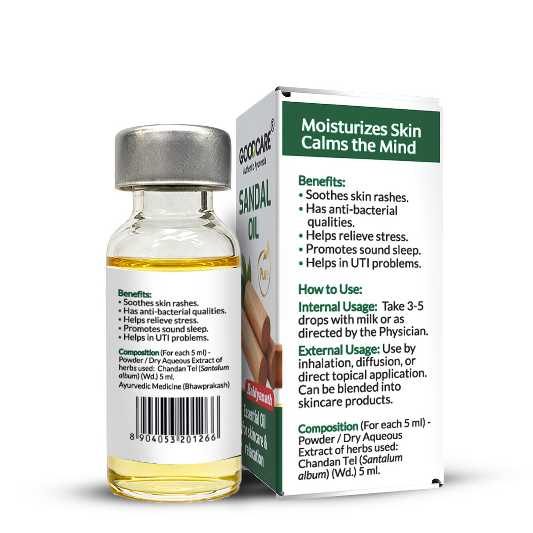 Goodcare Sandalwood Oil (Chandan Tel) 2 ML