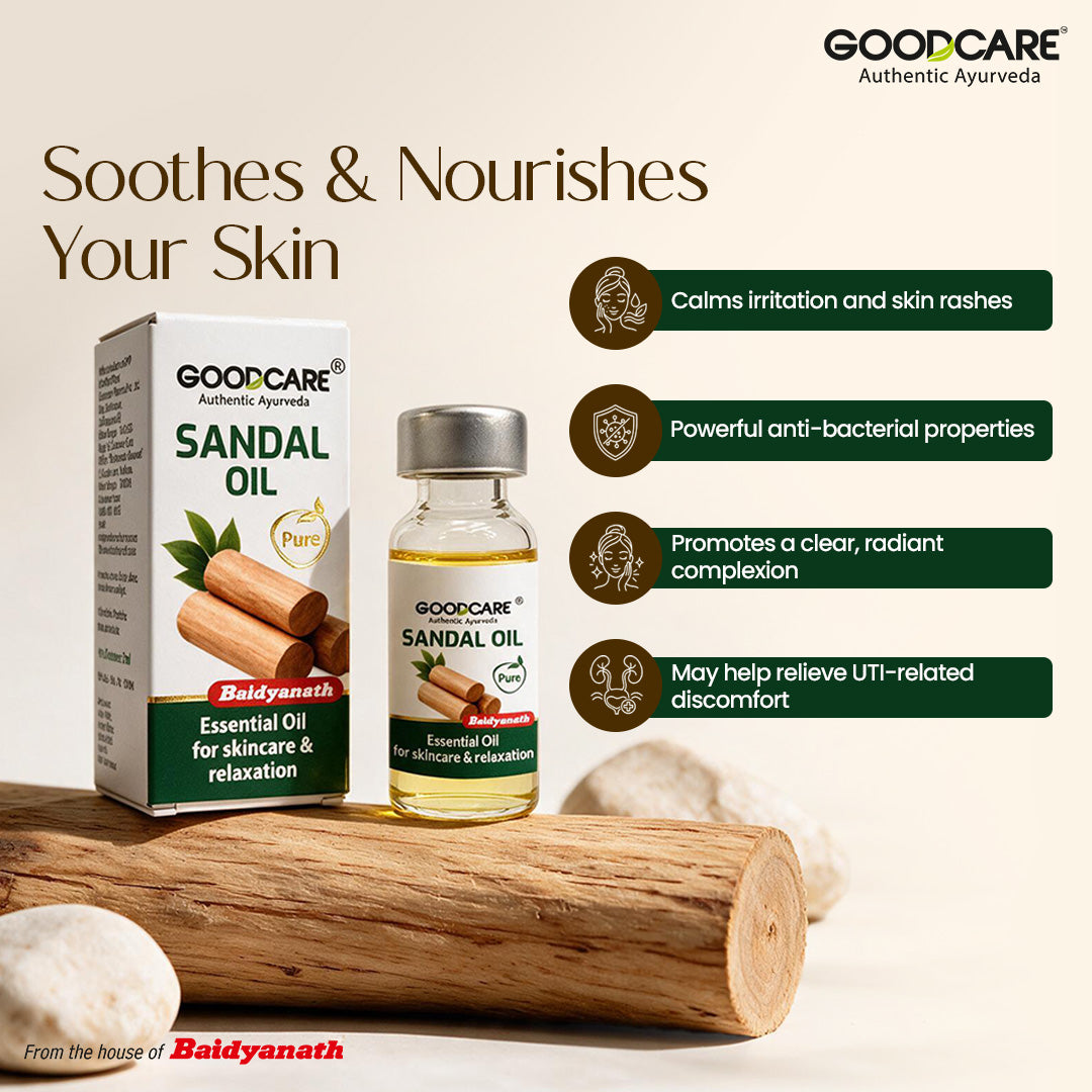 Goodcare Sandalwood Oil (Chandan Tel) 2 ML