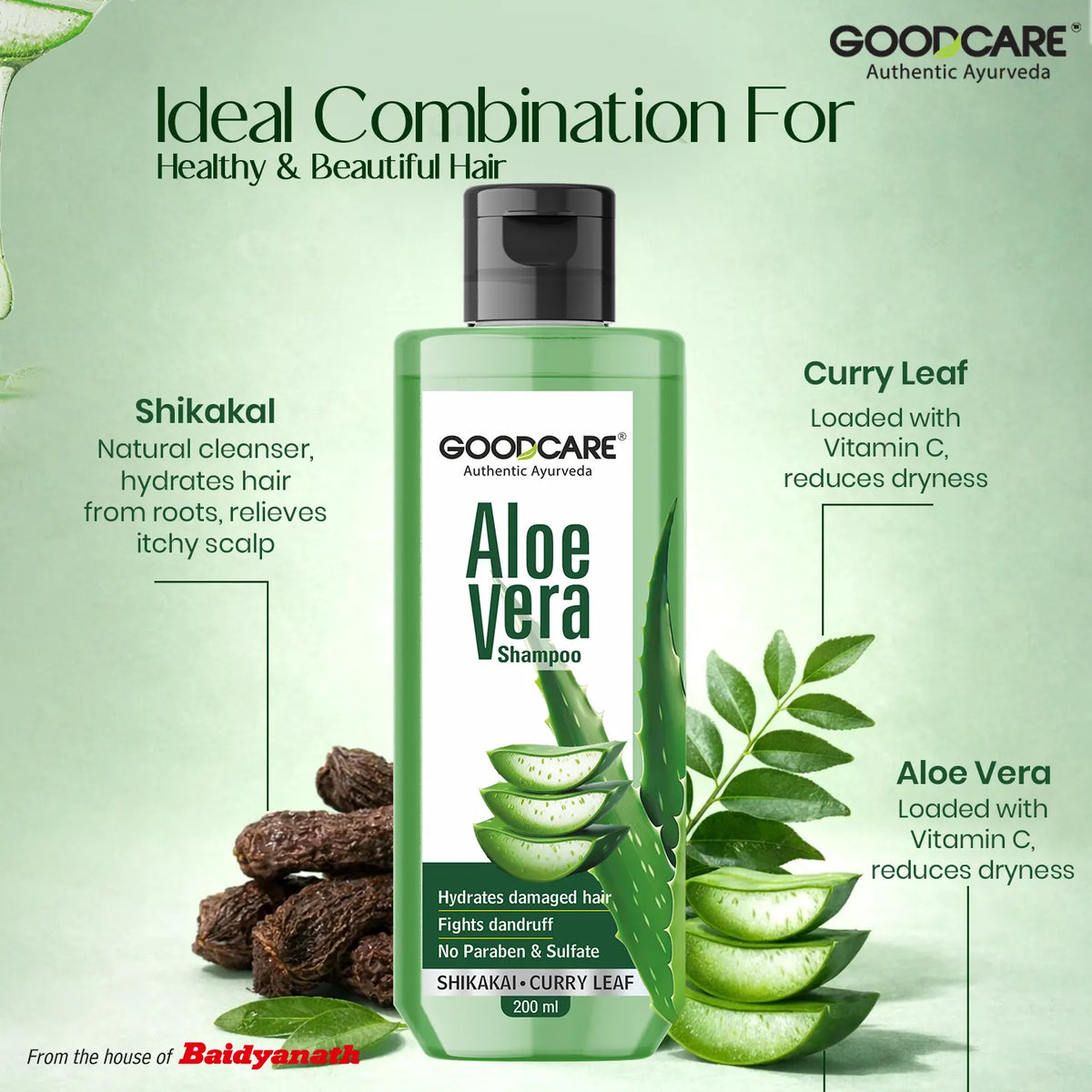 Goodcare Aloe Vera Shampoo - 200 ML