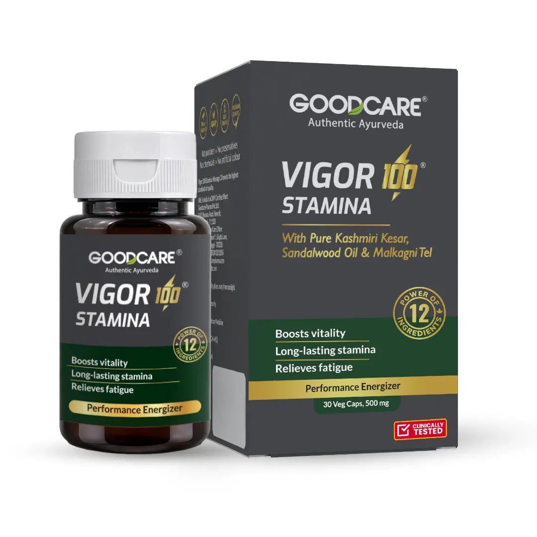 Goodcare Vigor 100 Stamina Capsule For Vitality & Energy - 30 Capsules