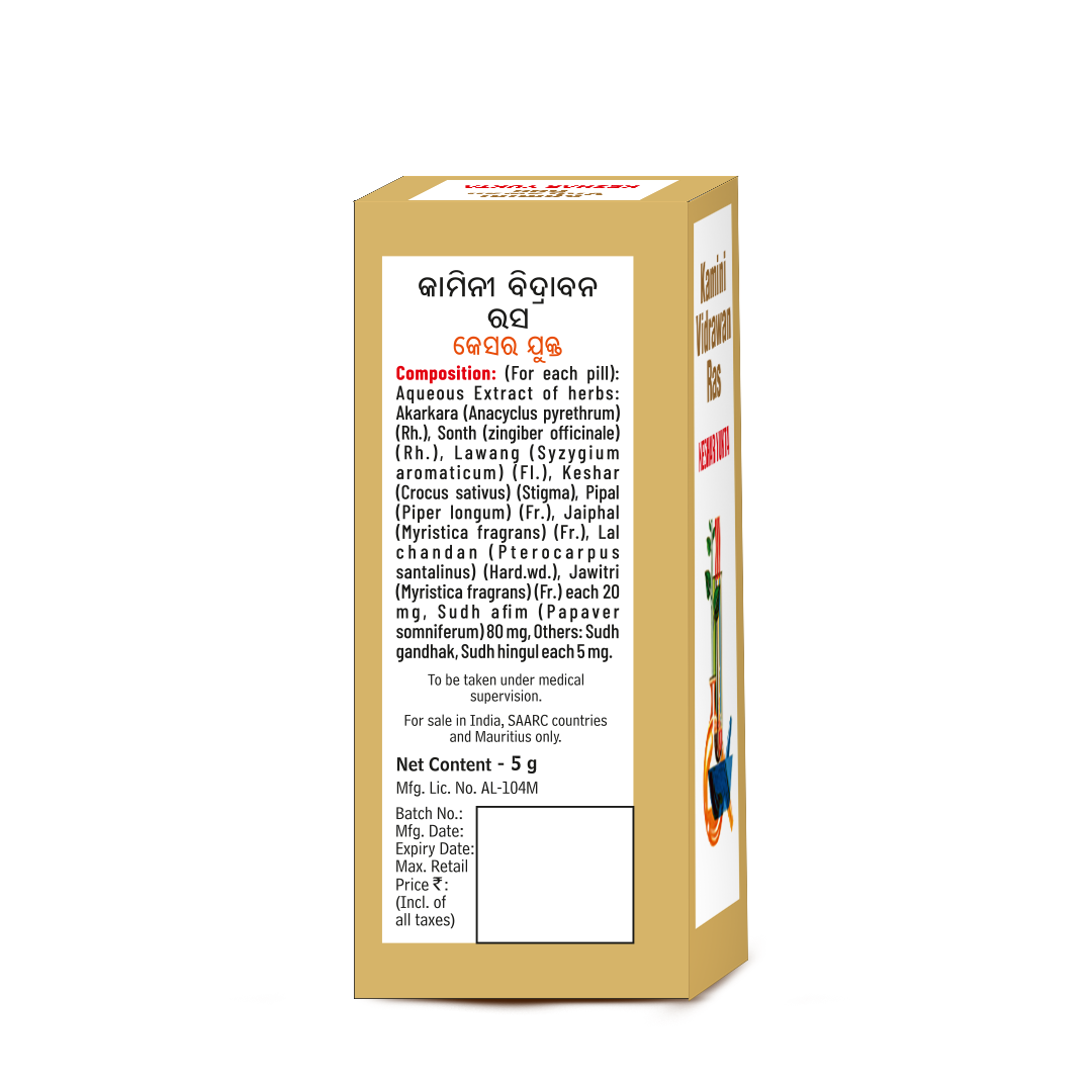 Goodcare Kaminividrawan Ras (Kesar Yukta) - Baidyanath