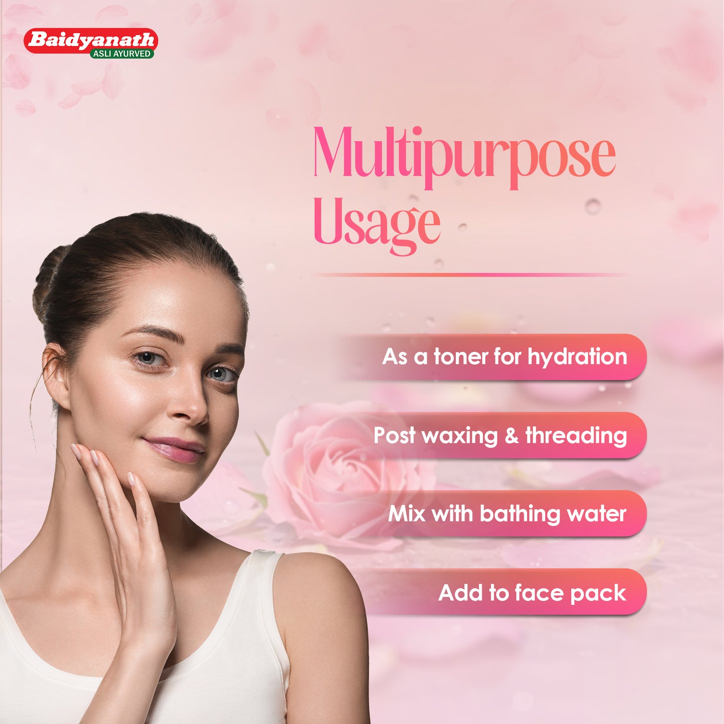 Baidyanath Gulabi Rose Water