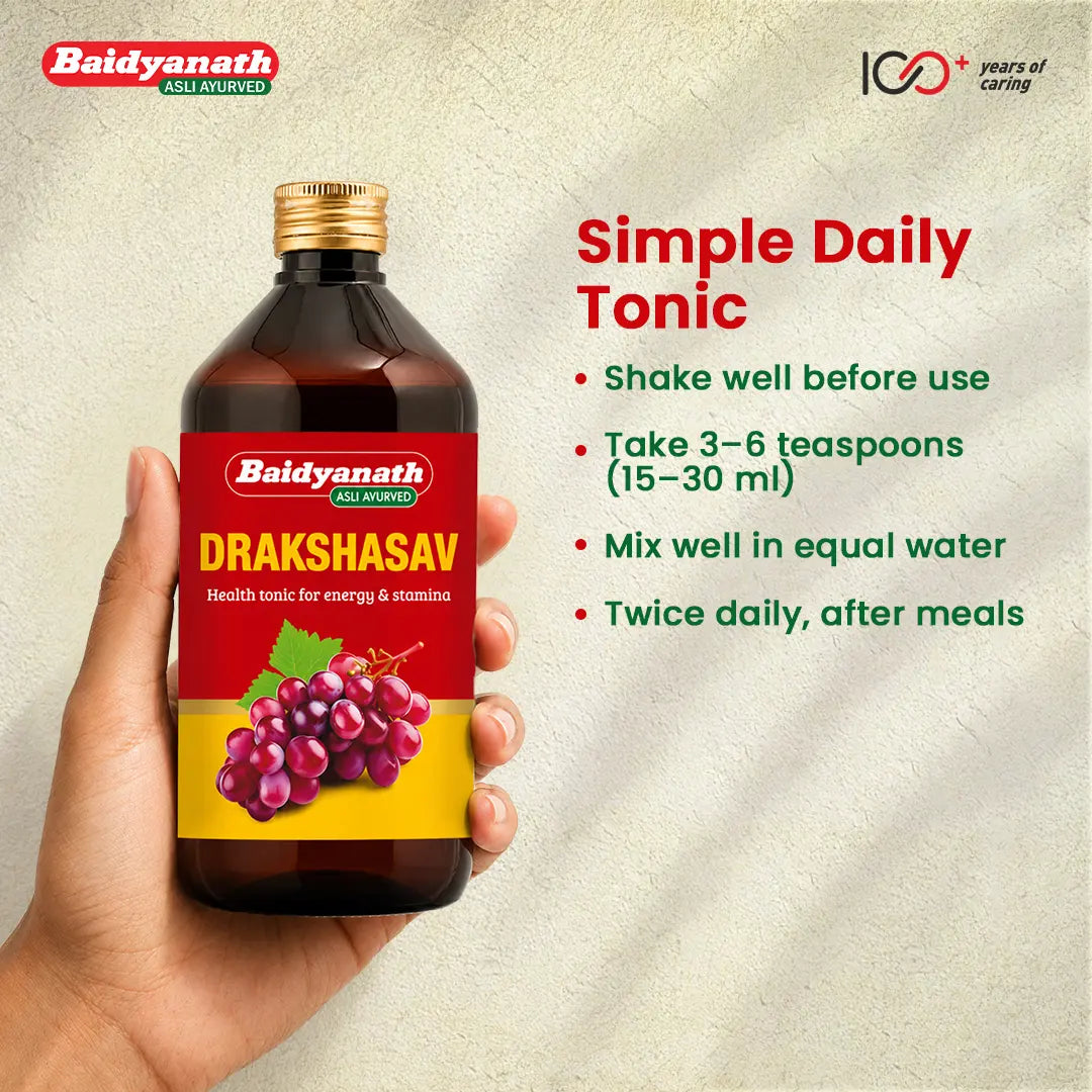 Baidyanath Drakshasava - 450 ml liquid