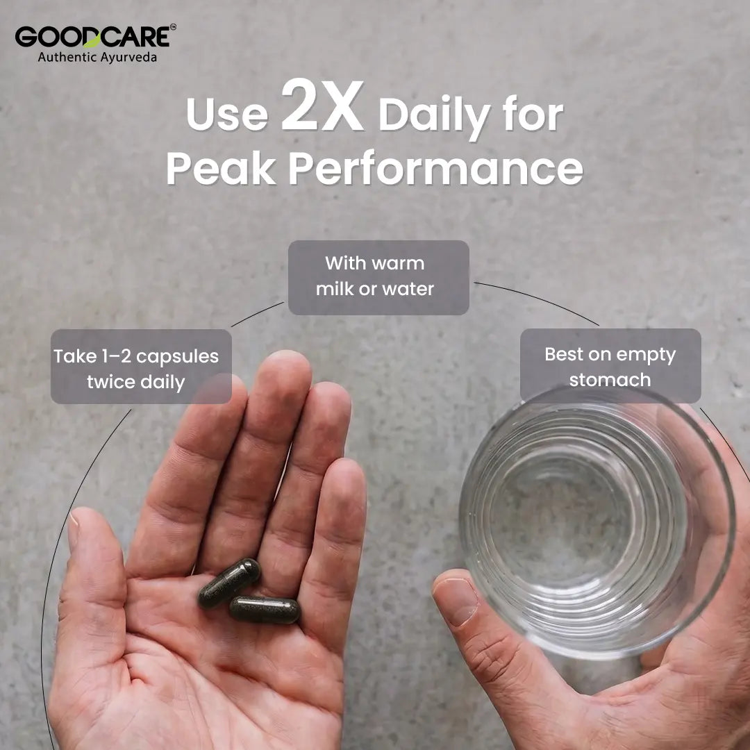 GoodCare Himalayan Shilajeet Capsules - 60 Capsules