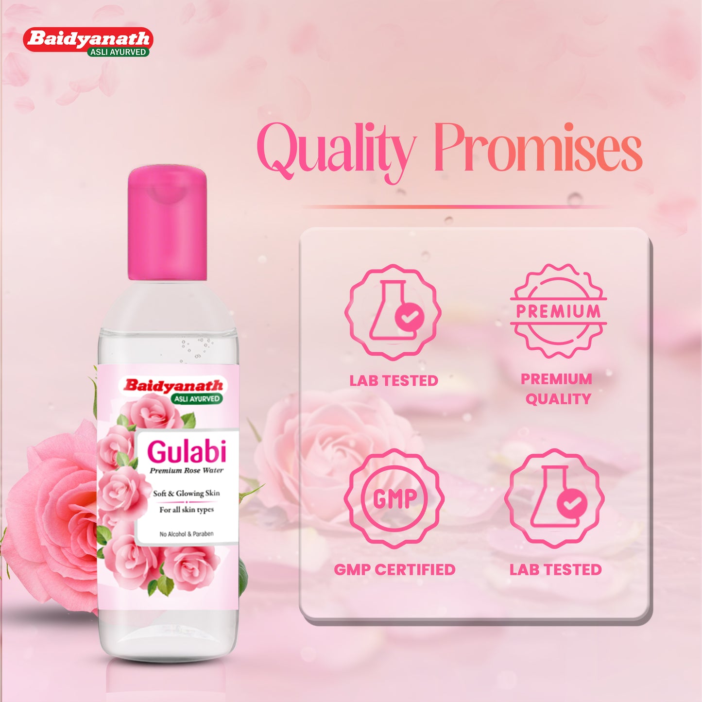 Baidyanath Gulabi Rose Water