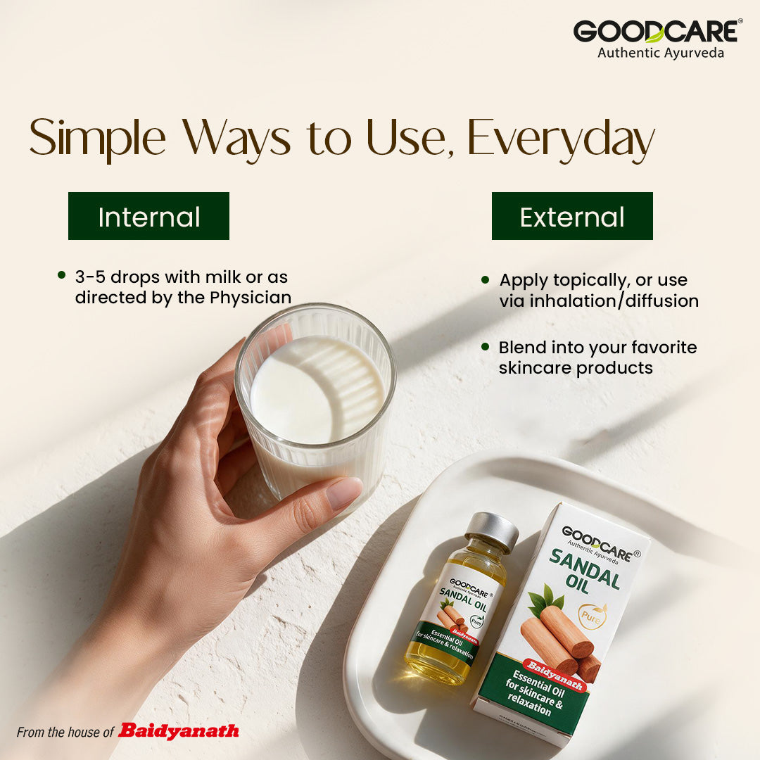 Goodcare Sandalwood Oil (Chandan Tel) 2 ML