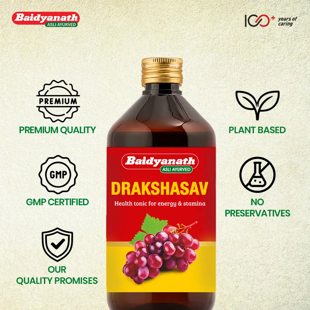 Baidyanath Drakshasava - 450 ml liquid