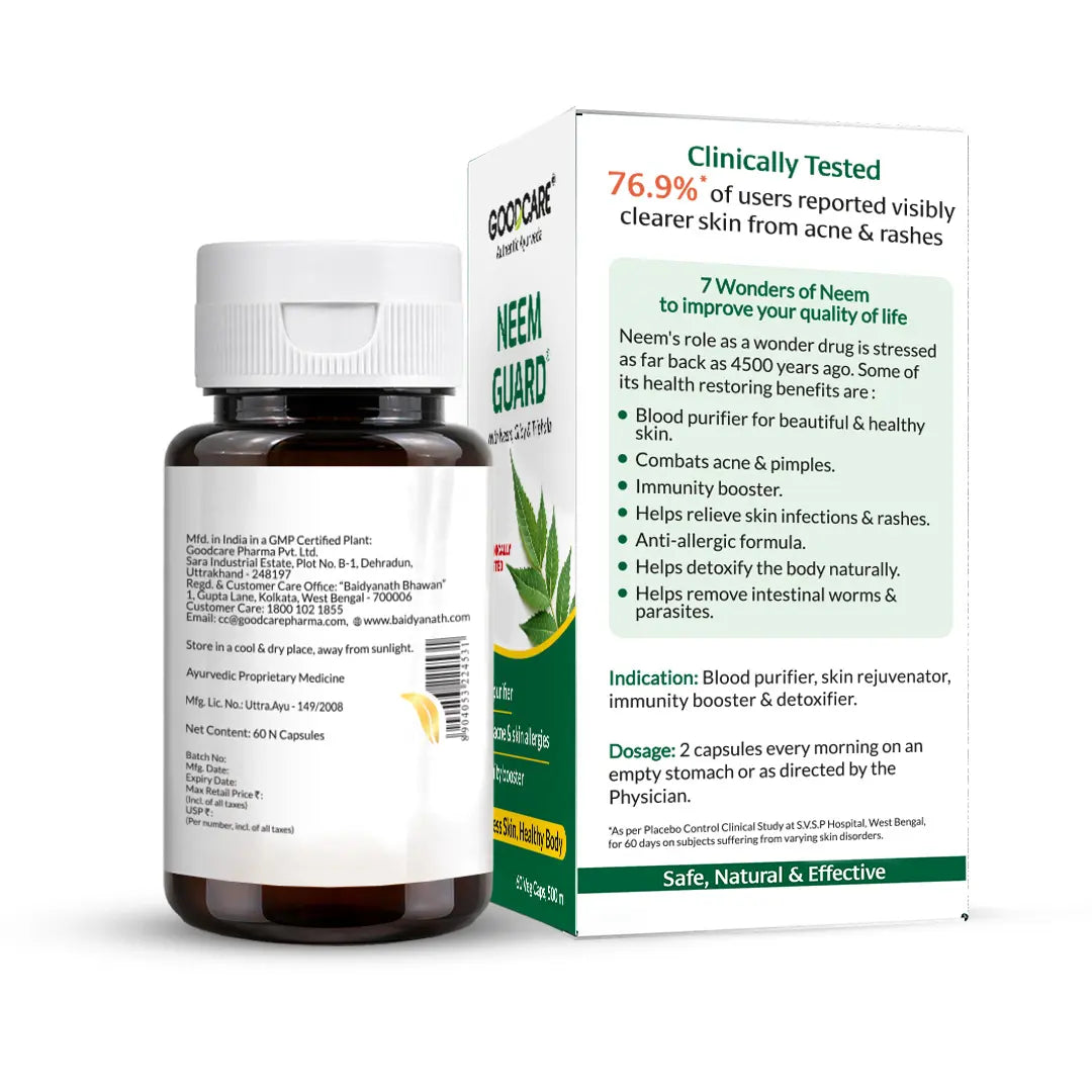 Goodcare Neem Guard 60 Capsules