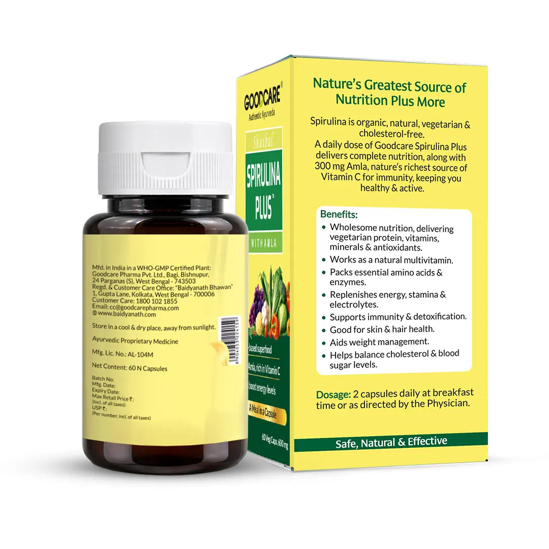 Goodcare Spirulina Plus - 60 Capsules