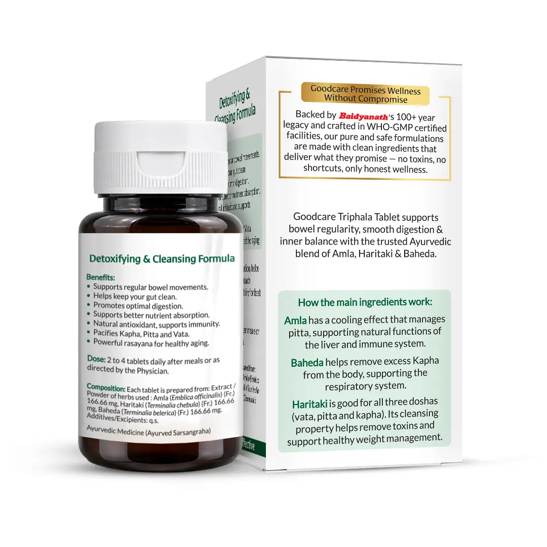 Goodcare Triphala Tablets | 60 Tab