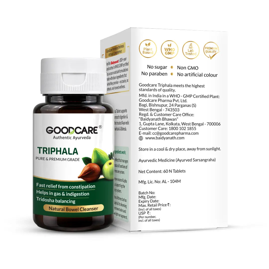 Goodcare Triphala Tablets | 60 Tab