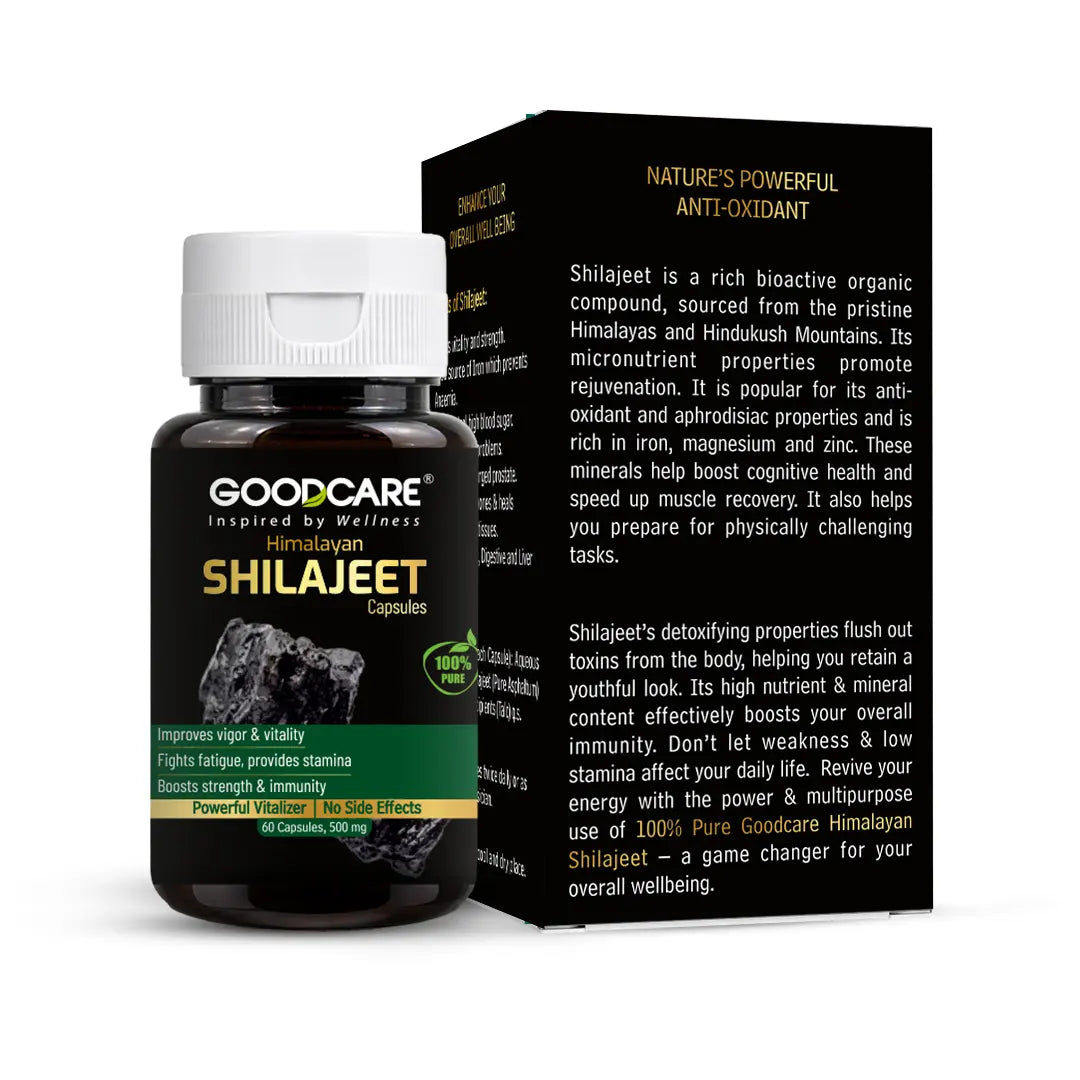 GoodCare Himalayan Shilajeet Capsules - 60 Capsules