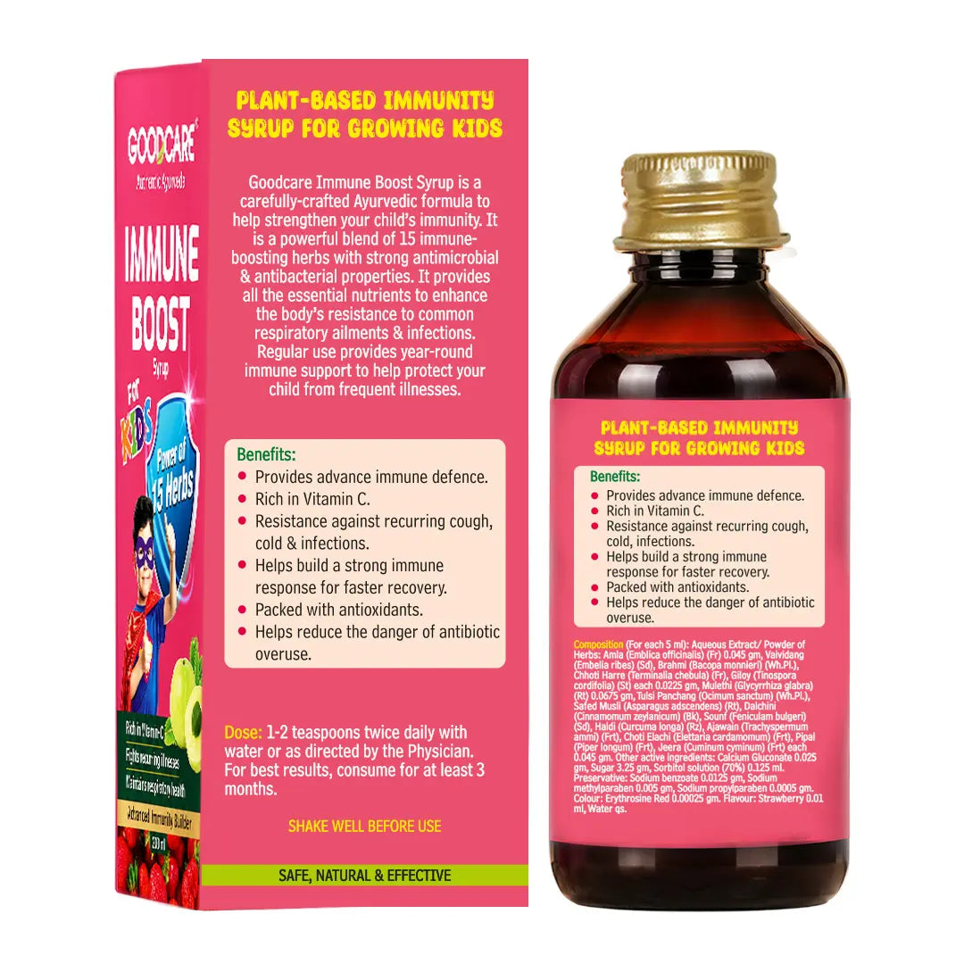 Goodcare Immune Boost Syrup For Kids - 200 ml
