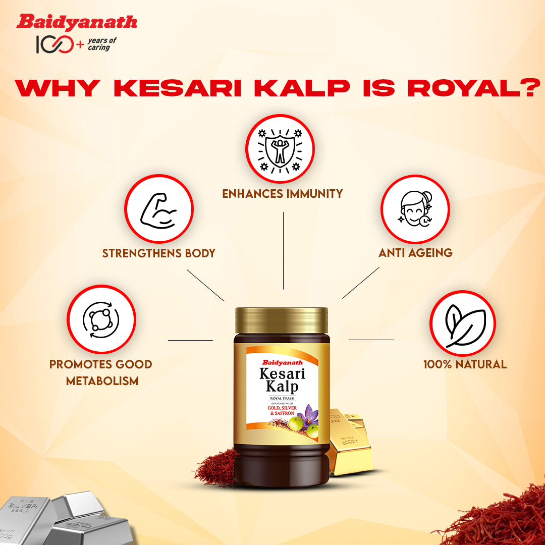 Kesari Kalp Royal Ayurvedic Chyawanprash – Baidyanath