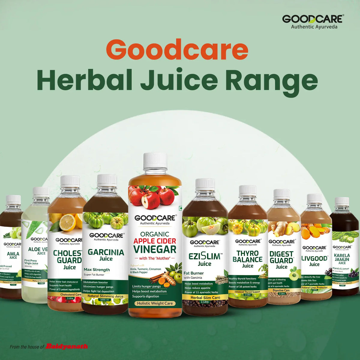 Goodcare Organic Apple Cider Vinegar- 500 ML