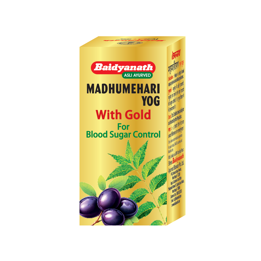 Madhumehari Yog With Gold- Effective In Managing Blood Sugar - 30 Tablets