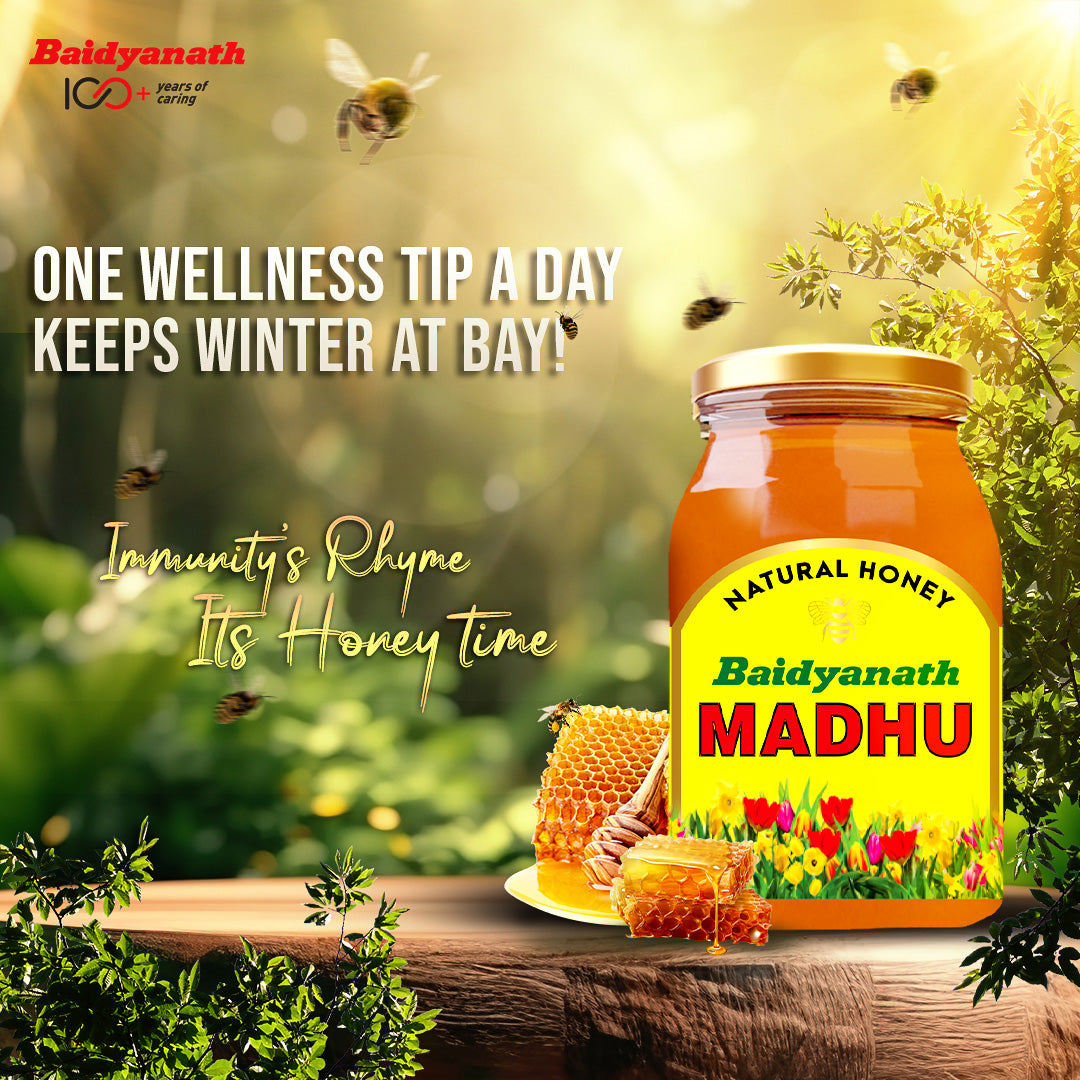 Baidyanath Madhu – Raw, Natural Honey with No Added Sugar - 500ml