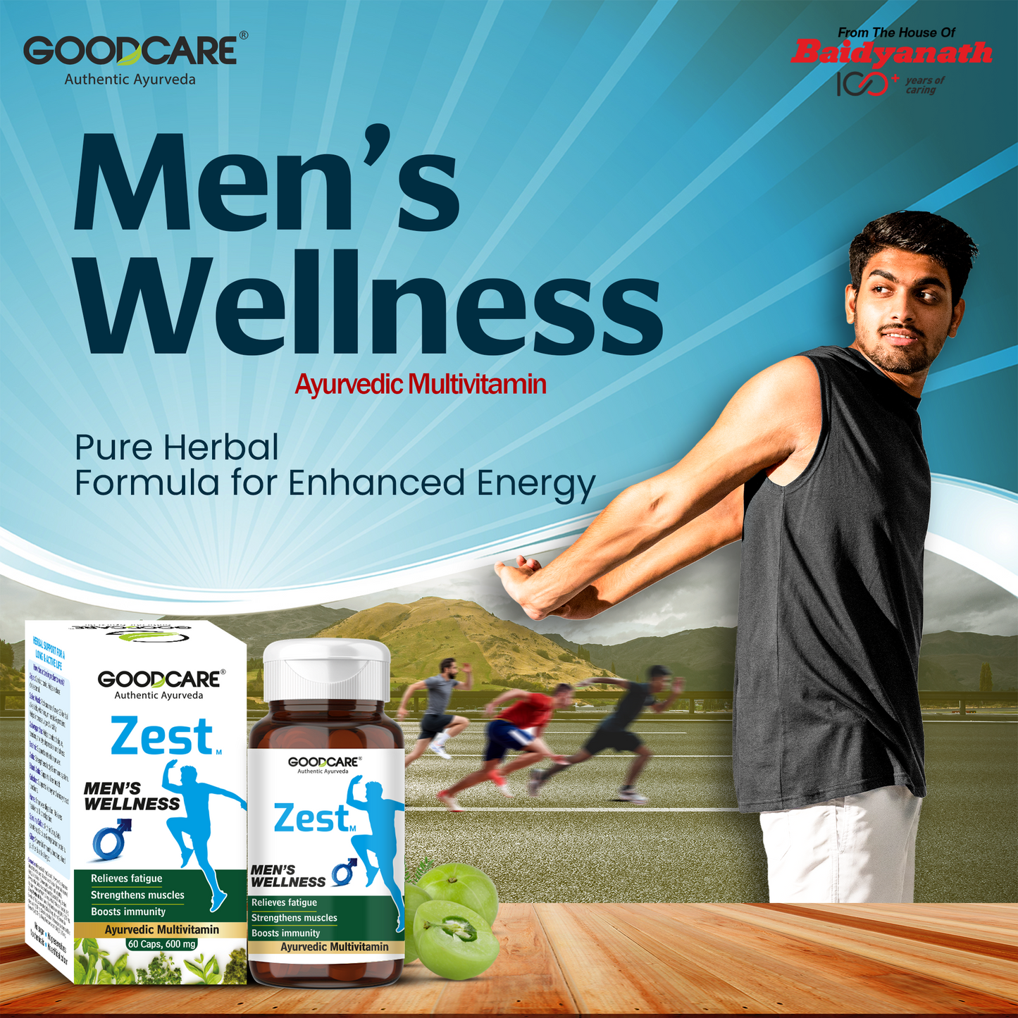 Goodcare Zest Men - 60 CP