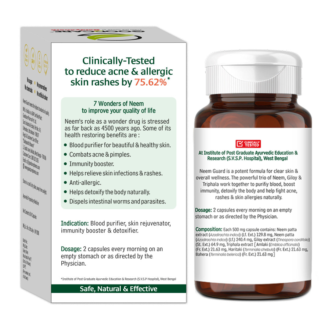 Goodcare Neem Guard 60 Capsules