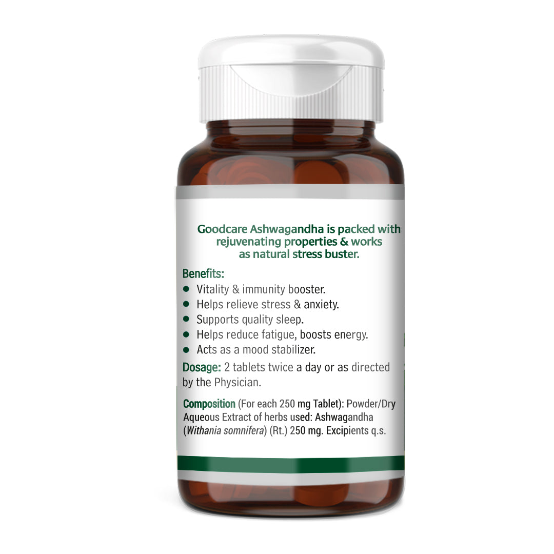 Goodcare Ashwagandha - 60 Tablets For Natural Stress Relief