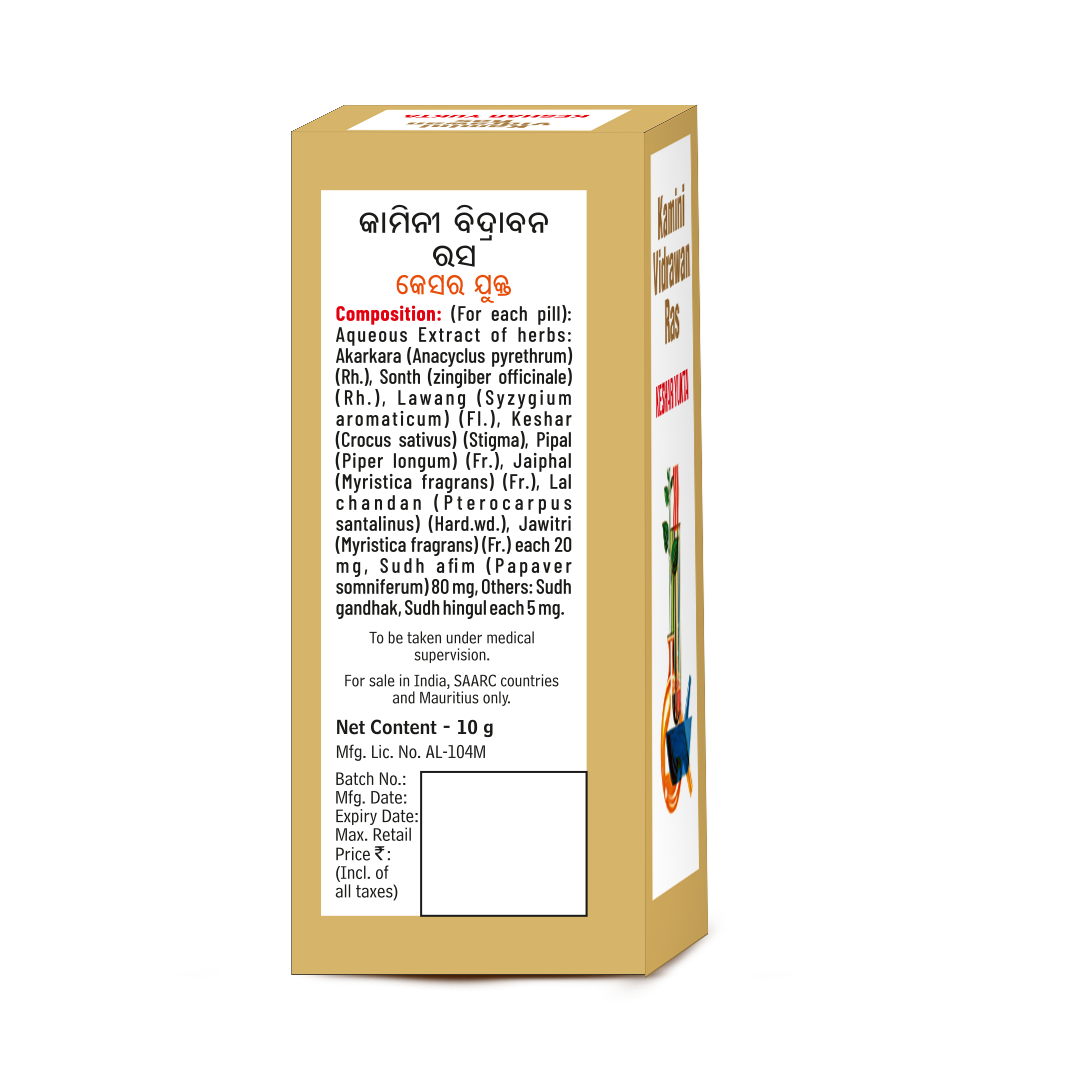 Goodcare Kaminividrawan Ras (Kesar Yukta) - Baidyanath