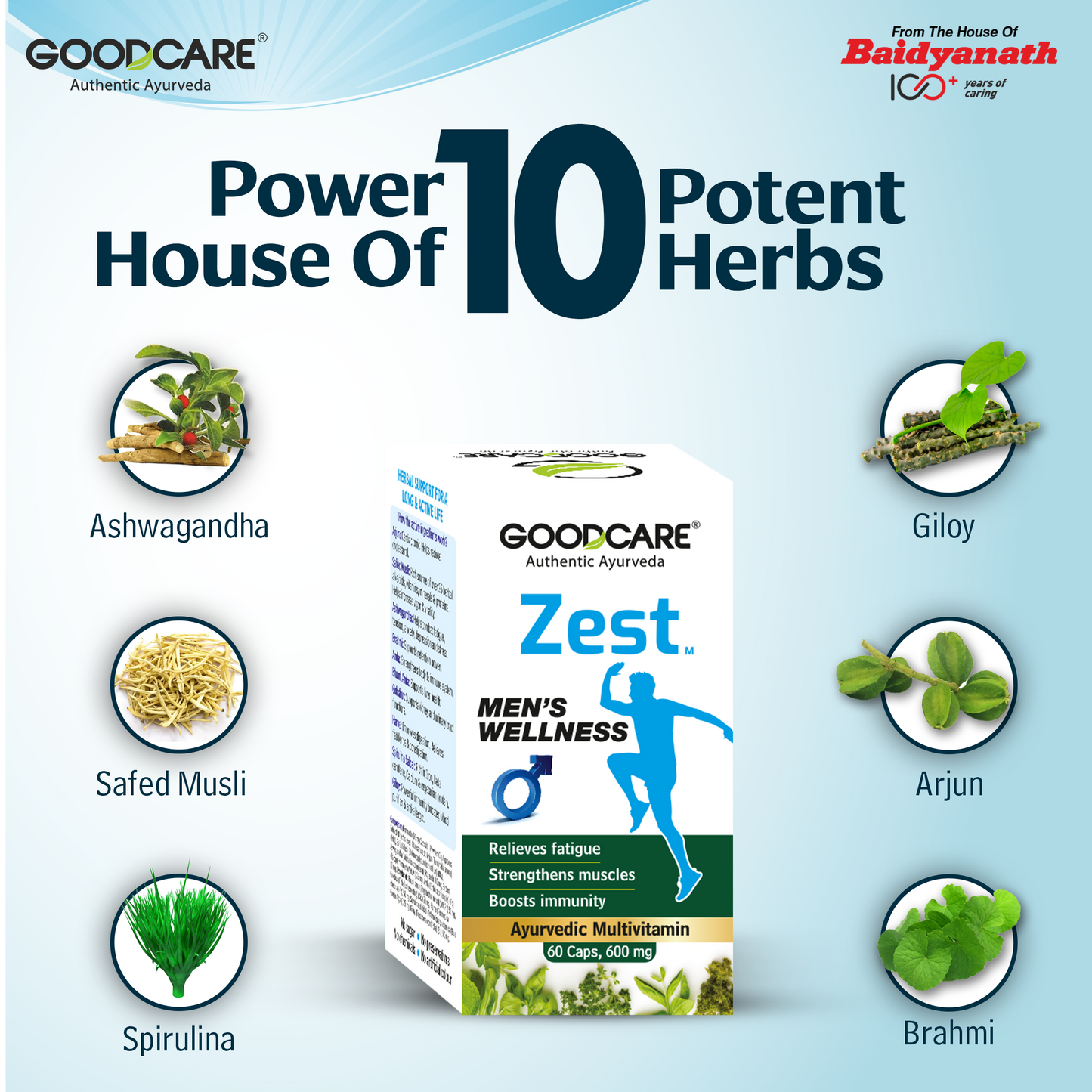 Goodcare Zest Men - 60 CP