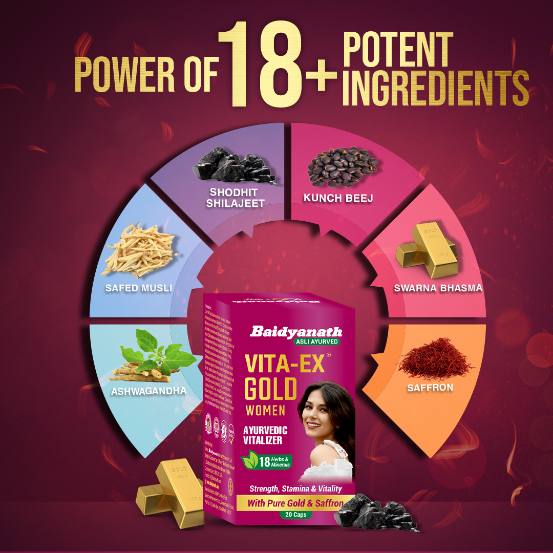 Baidyanath Vita-Ex Gold Women - 20 Capsules